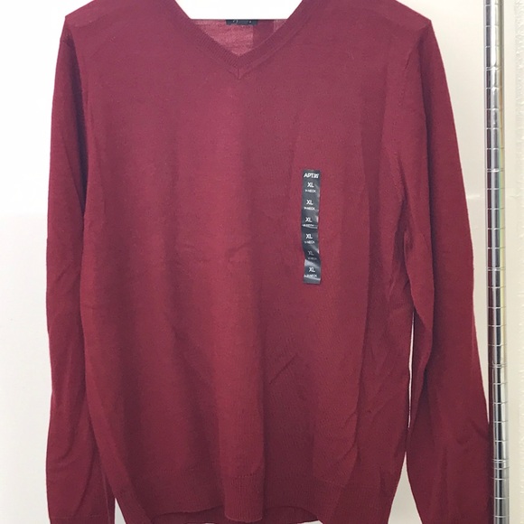 Apt. 9 Other - Apt.9 Mens Wool Blend Long Sleeve Sweater